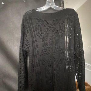 VINTAGE SOLYNE PARIS LADIES KNIT LONG  SWEATER /TOP